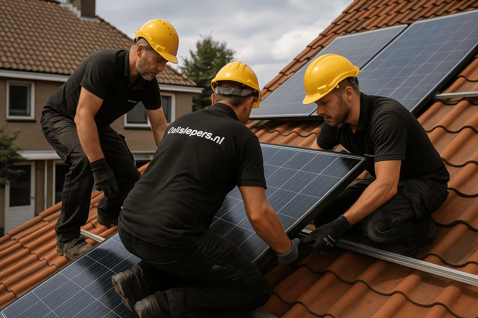 Professionele zonnepanelen herplaatsing door Dakslopers.nl gecertificeerd team